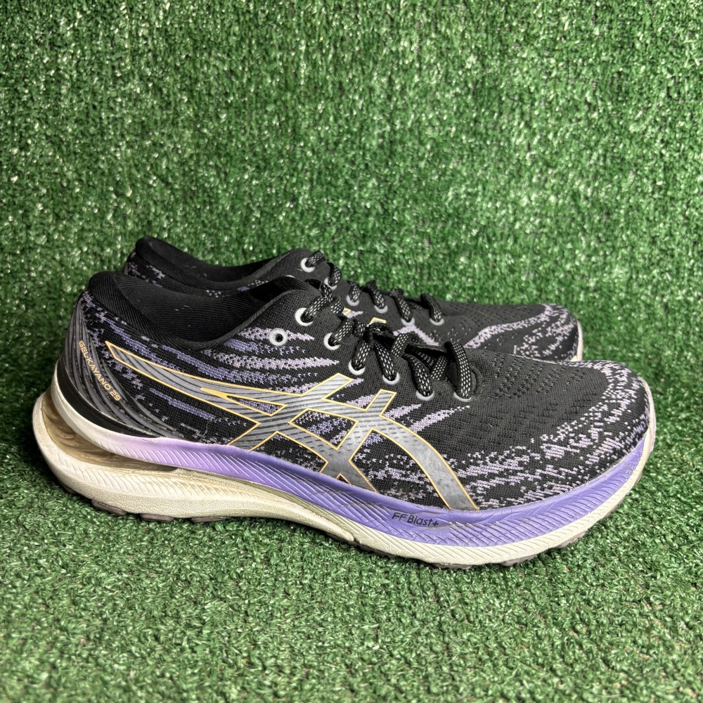 ASICS Gel-Kayano 29 Running Knit Breathable Athletic Sneaker Black Womens Size 9
